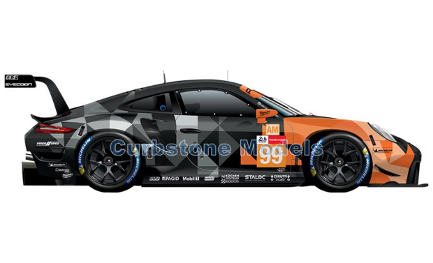 Modelauto 1:18 | Spark 18S707 | Porsche 911 RSR-19 | Proton Competition 2021 #99 - F.Latorre - H.Tincknell - V.Inthraphuvasa 