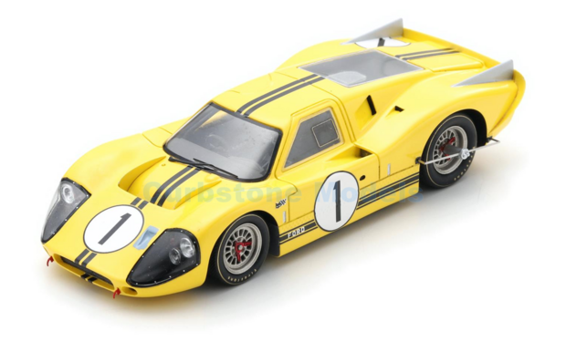 Modelauto 1:43 | Spark S4545 | Ford GT40 Mk.IV Yellow 1967 - B.McLaren