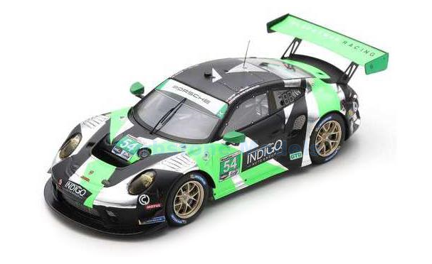 Modelauto 1:43 | Spark US127 | Porsche 911 GT3 R | Black Swan Racing 2020 #54 - J.Bleekemolen - S.Muller - T.Pappas - T.Estep