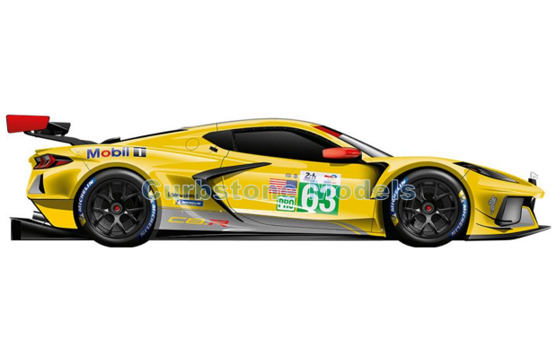 Modelauto 1:43 | Spark S8643 | Chevrolet Corvette C8.R | Corvette Racing 2022 #63 - N.Catsburg - A.Garcia - J.Taylor
