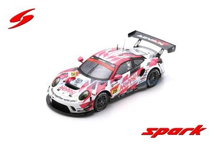 Modelauto 1:43 | Spark SGT017 | Porsche 911 GT3 R | Hoppy Team Tsuchiya 2021 #25 - T.Matsui  - K.Sato