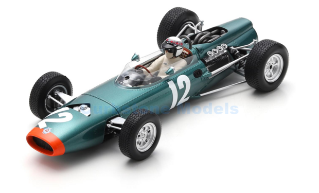 Modelauto 1:18 | Spark 18S715 | BRM Engineering P261 1966 #12 - J.Stewart
