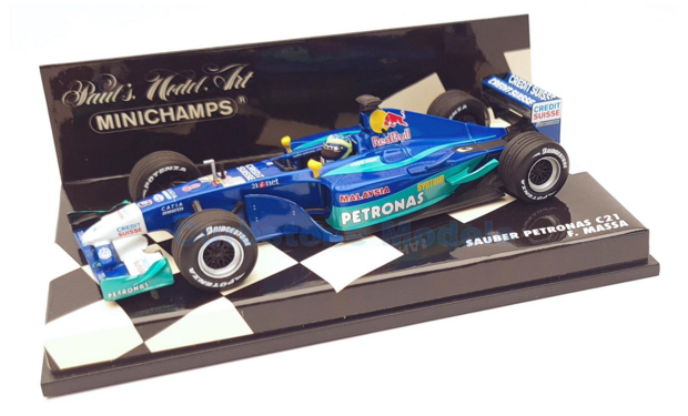 Modelauto 1:43 | Minichamps 400020008 | Sauber C21 Petronas | Sauber-Petronas 2002 #8 - F.Massa
