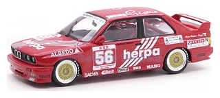 Modelauto 1:43 | Minichamps 430882056 | BMW M3 | Tauber Motorsport 1988 #56 - G.Müller