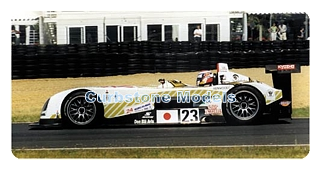 Modelauto 1:43 | Minichamps AC4008823 | Panoz LMP1 Roadster TV Asahi | Dragon 2000 #23 - A.Suzuki - Y.Kageyama