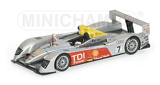 Modelauto 1:43 | Minichamps 400061607 | Audi R10 Audi Sport | Joest 2006 #7 - T.Kristensen - A.McNish - R.Capello