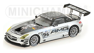 Modelauto 1:43 | Minichamps 410113296 | Mercedes Benz SLS AMG G3 | CUSTOMER SPORTS Team AMG China 2011 #96 - C.Cheng - L.Arnold