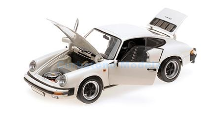 Modelauto 1:18 | Minichamps 100063024 | Porsche 911 Carrera Coupe 3.2 Wit 1983