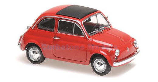 Modelauto 1:43 | Minichamps 940121600 | Fiat 500 L Rood 1965