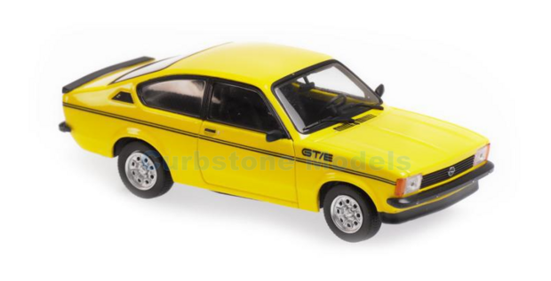 Modelauto 1:43 | Minichamps 940048120 | Opel Kadett GT/E Geel 1978