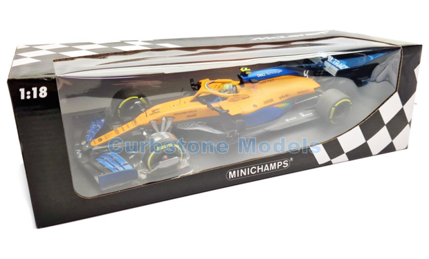 Modelauto 1:18 | Minichamps 530201904 | McLaren F1 MCL35 Renault 2020 #4 - L.Norris