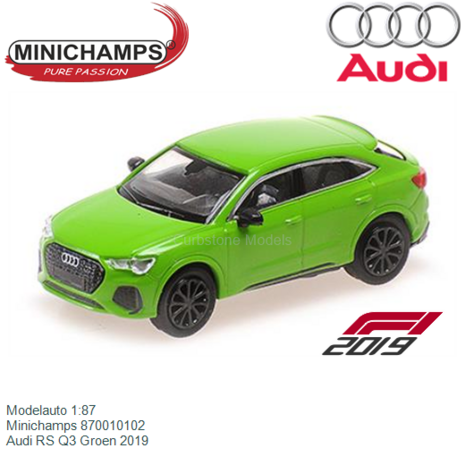 Modelauto 1:87 | Minichamps 870010102 | Audi RS Q3 Groen 2019