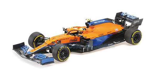 Modelauto 1:18 | Minichamps 530211804 | McLaren F1 MCL35M 2021 #4 - L.Norris