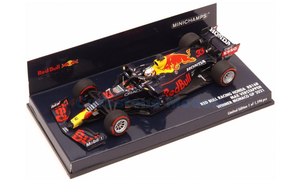 Modelauto 1:43 | Minichamps 410210633 | Red Bull Racing Honda RB16B 2021 #33 - M.Verstappen