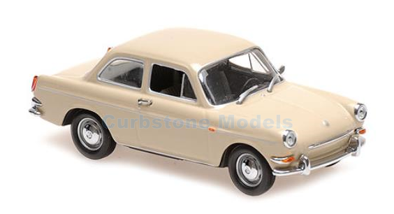 Modelauto 1:43 | Minichamps 940055301 | Volkswagen 1600 Beige 1966