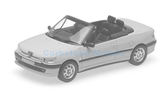 Modelauto 1:87 | Minichamps 870112034 | Peugeot 306 Cabrio Rood metallic 1998
