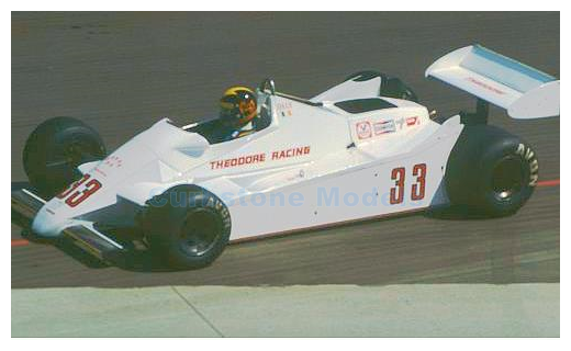 Modelauto 1:43 | Spark S4861 | Theodore Racing Team TY02 Ford 1982 #33 - D.Daly