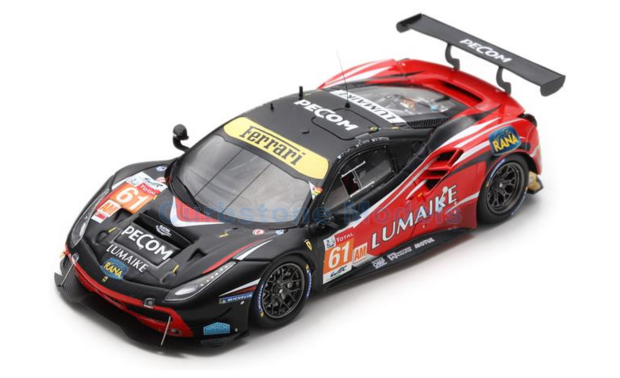 Modelauto 1:43 | Looksmart LSLM097 | Ferrari 388 GTE LMGTE-AM | Clearwater Racing 2019 #61 - L.Pérez Companc - M.Griffin -