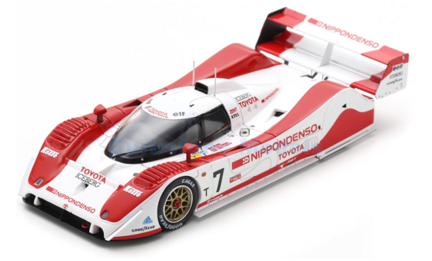 Modelauto 1:43 | Spark SJ069 | Toyota Team TOM'S TS010 1992 #7 - J.Villeneuve - T.Kristensen - E.Irvine