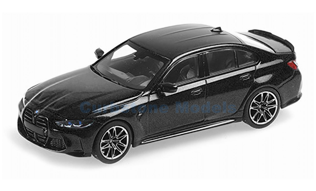 Modelauto 1:87 | Minichamps 870023202 | BMW M3 Black Metallic 2020