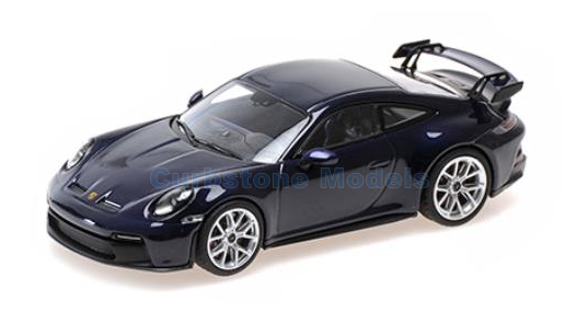 Modelauto 1:43 | Minichamps 410069207 | Porsche 911 GT3 (992) Blue 2021