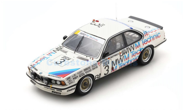Modelauto 1:43 | Spark SB660 | BMW 635 Csi 1985 #3 - D.Quester - M.Oestreich - J.Cecotto