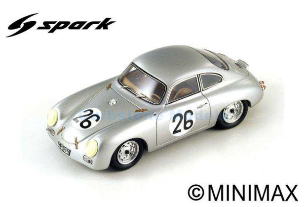 Modelauto 1:18 | Spark 18S676 | Porsche KG 356 1956 #26 - M.Nathan - H.Glöckler