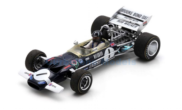 Modelauto 1:43 | Spark S6386 | Lotus 49C | Racing with Rob Walker 1970 - G.Hill