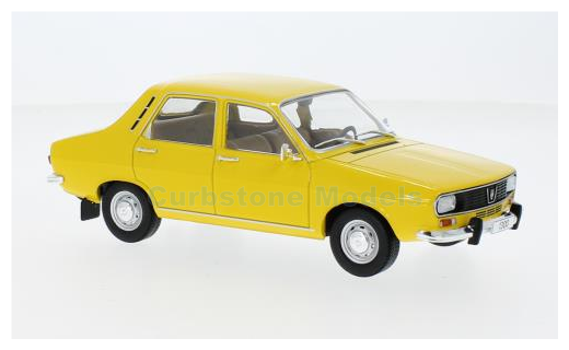 Modelauto 1:24 | Whitebox 124207 | Dacia 1300 Yellow 1969