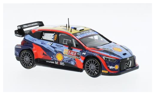 Modelauto 1:43 | IXO-Models RAM872.22 | Hyundai Shell Mobis WRT i20 N Rally1 WRC 2022 #8 - O.Tanak - M.Järveoja