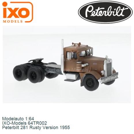 Modelauto 1:64 | IXO-Models 64TR002 | Peterbilt 281 Rusty Version 1955