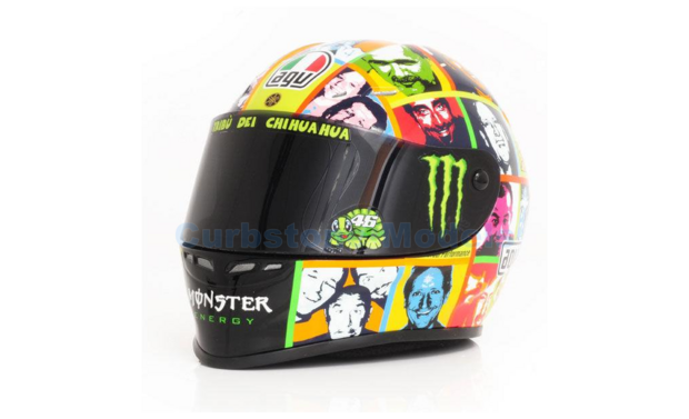 Motorfiets 1:10 | Minichamps 315100096 | AGV Helmet 2010 #46 - V.Rossi