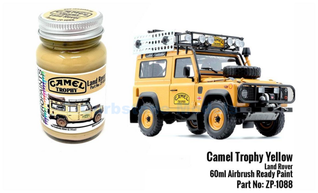  | Zero Paints ZP-1088 | Airbrush Paint 60ml Camel Trophy Yellow