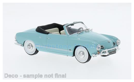 Modelauto 1:43 | IXO-Models CLC563N.22 | Volkswagen Ghia Bright Blue 1955