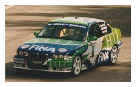 Modelauto 1:43 | Spark 100SPA14 | BMW M3  E30 1997 #4 - V.Ickx - F.Duez - K.Rafanelli