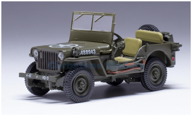 Modelauto 1:43 | IXO-Models CLC567N.22 | Jeep Willys MB Olive Green 1943