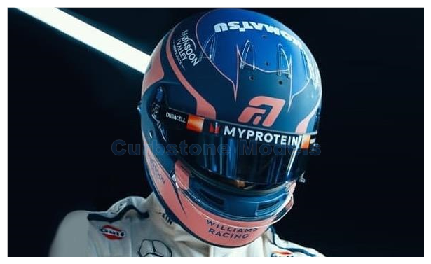 Modelauto 1:5 | Spark 5HF142 | Bell Helmet | Williams Racing 2024 #21 - A.Albon