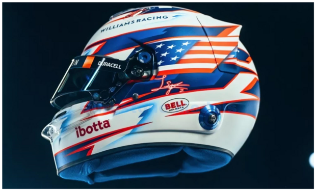 Modelauto 1:5 | Spark 5HF143 | Bell Helmet | Williams Racing 2024 #2 - L.Sargeant