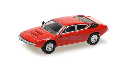 Modelauto 1:87 | Minichamps 870103321 | Lamborghini Urraco Rood 1974