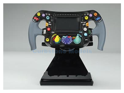 Modelauto 1:2 | Minichamps 247140044 | Steering Wheel Mercedes AMG W05 | MERCEDES AMG PETRONAS F1 TEAM 2014 - L.Hamilton