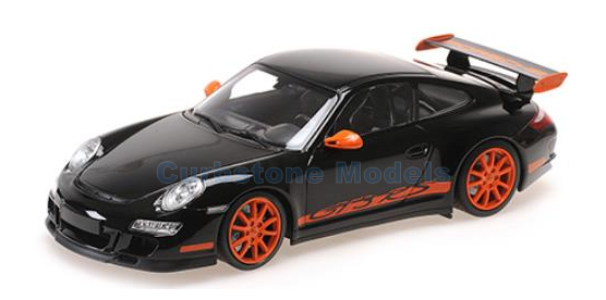 Modelauto 1:18 | Minichamps 155062121 | Porsche 911 GT3 RS (997) Zwart 2007