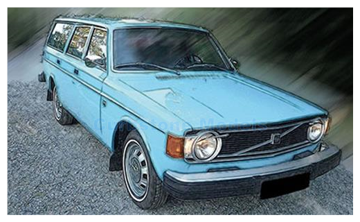 Modelauto 1:18 | Minichamps 155171112 | Volvo 144 Break Light Blue 1973