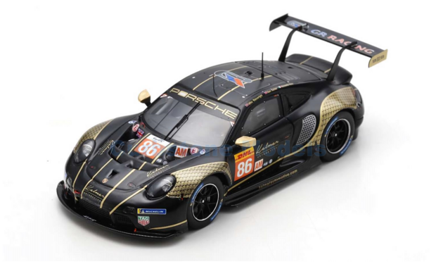 Modelauto 1:43 | Spark S8497 | Porsche 911 RSR | GR Racing 2023 #86 - M.Wainwright - B.Barker - R.Pera