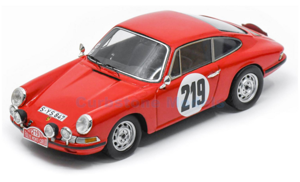 Modelauto 1:43 | Spark S6607 | Porsche 911 S 2.0 1967 #219 - V.Elford - D.Stone