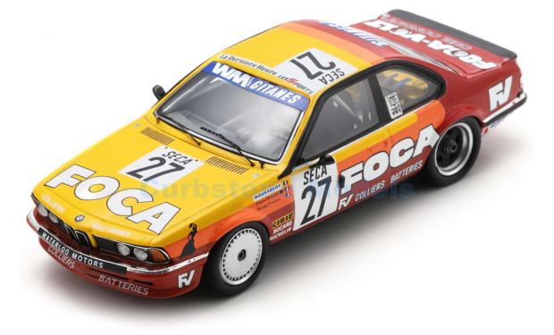 1:43 | Spark SB652 | BMW 635 CSi | Gitanes Waterloo Motor Racing 1983 #27 - F.Hesnault - P.Rousselot - P.Dermangne