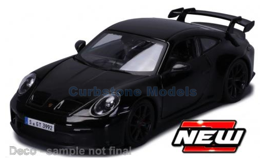 Modelauto 1:24 | Bburago 18-21104BLACK | Porsche 911 GT3 Black 2021
