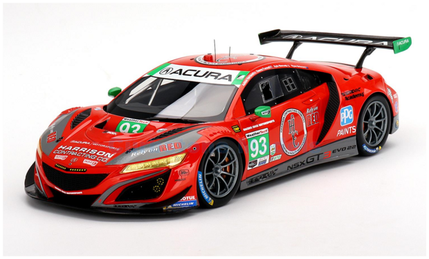 Modelauto 1:18 | Top Speed TS0497 | Acura NSX GT3 EVO 22 GTD-PRO | Racers Edge Motorsports with WTR Andretti 2023 #93 - R.Brisc
