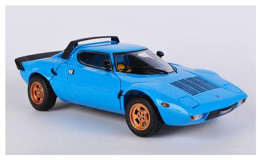 Modelauto 1:18 | Sunstar 4523 | Lancia Stratos Stradale Bright Blue 1975