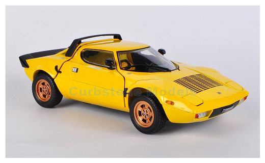 Modelauto 1:18 | Sunstar 4524 | Lancia Stratos Stradale Yellow 1975