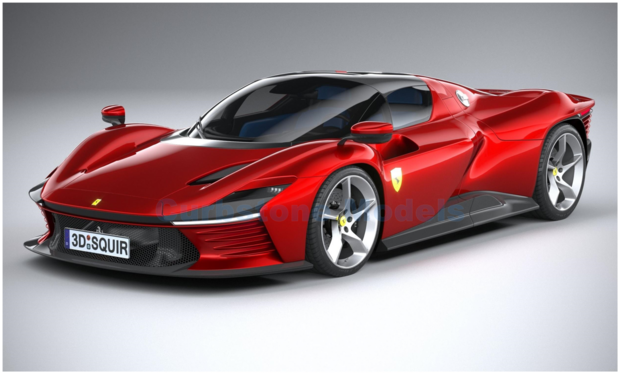Modelauto 1:43 | Bburago 18-36914R | Ferrari Daytona SP3 Spider Red